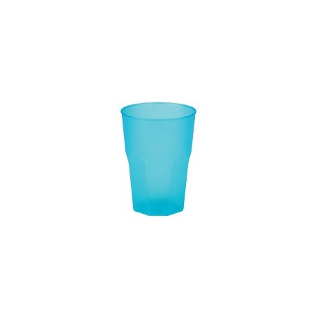 20 Verres à caipiriña, mojito, plastique PP, turquoise