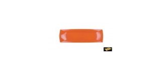 12 Assiettes rectangles,  PP, 28 x 19 cm, orange
