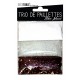 Trio de paillettes , 3 sachets de paillettes nuancées blanc