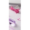 6 fasci di corda, 7,5 cm, fucsia