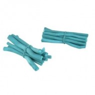 6 Fagots de corde, 7.5 cm, turquoise