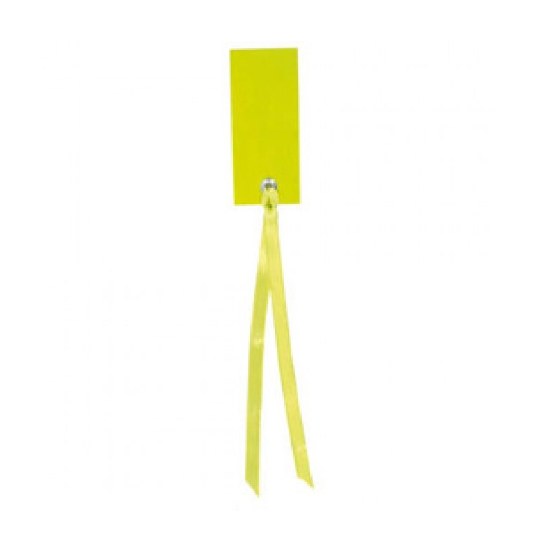 Marque place rectangle, ruban vert,sachet de 12 pces