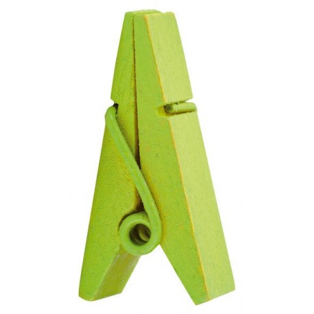 12 Pinces pyramide, vert, 3.5 x 1.2 cm