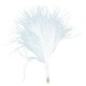 Sachet de 20 plumes blanc