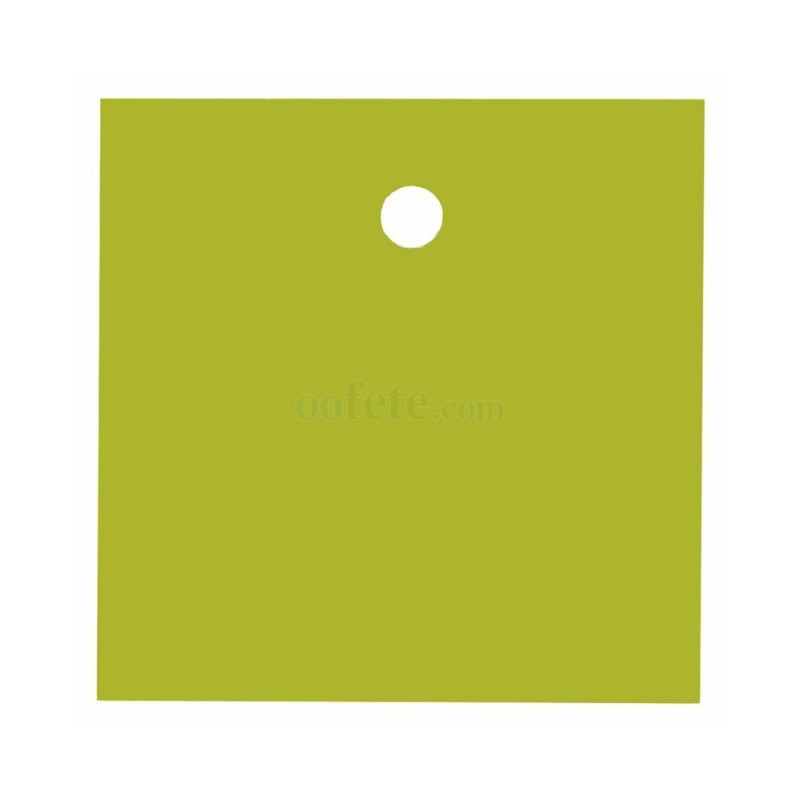 10 Marca posto, 4x4cm, kiwi