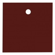 10 Marques-place carrés, chocolat, 4 x 4 cm
