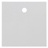 10 Marques-place carrés, blanc, 4 x 4 cm