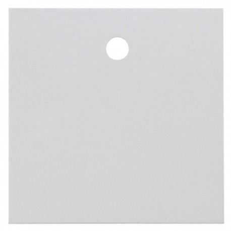 10 Marques-place carrés, blanc, 4 x 4 cm