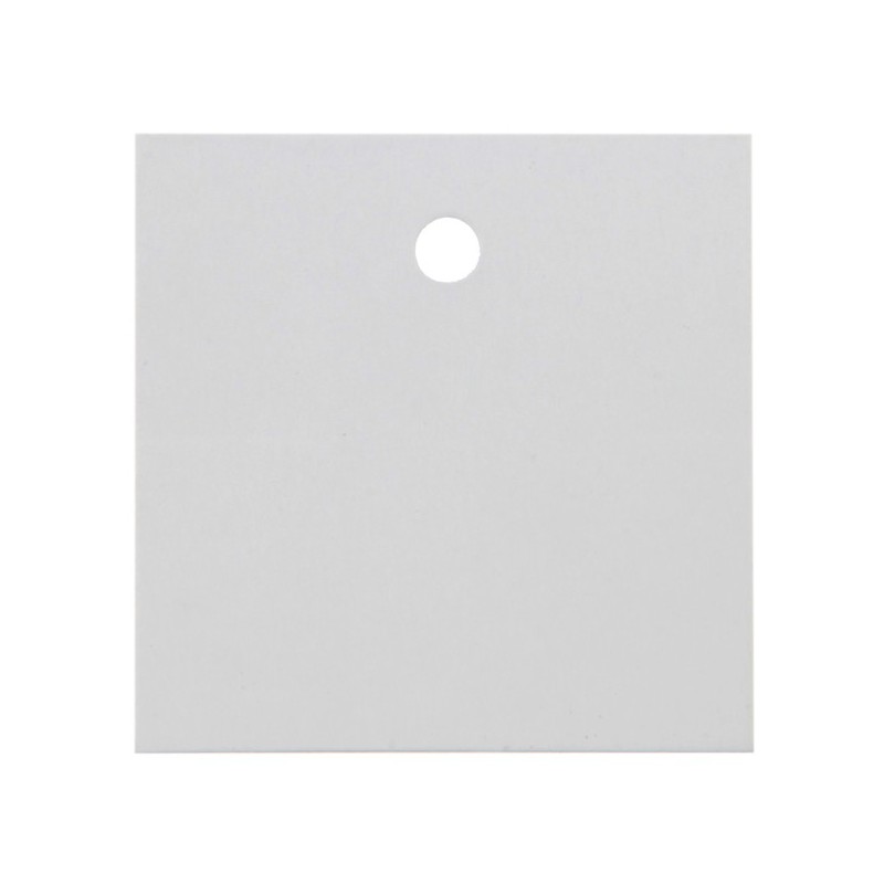 10 Marca posto, 4x4cm, bianco