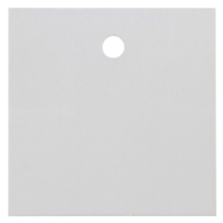 10 Marca posto, 4x4cm, bianco
