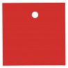 10 Segnaposto, 4x4cm, rosso