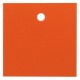 10 Quadratische Tischkartenhalter, orange, 4 x 4 cm