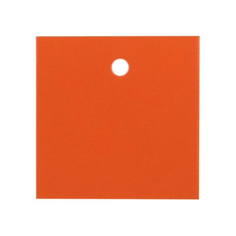 10 Marques-place carrés, orange, 4 x 4 cm