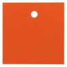 10 Marques-place carrés, orange, 4 x 4 cm