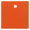 10 Marques-place carrés, orange, 4 x 4 cm