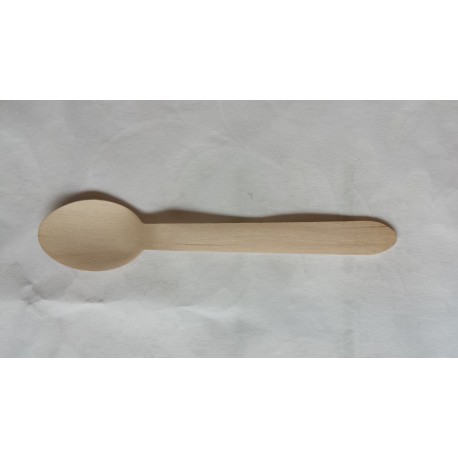 100 cucchiai di legno, 16 cm, ø 3 cm