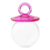4 Schnuller Dose für Mandel, 4.4 x 6.7 cm, fuchsia