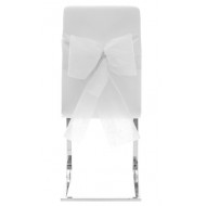 10 Noeuds automatiques, pour chaise, blanc, 45 x 49 cm