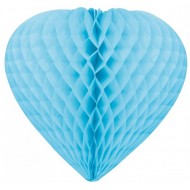 sospensione coeur 3D, ø 30 cm, turquoise
