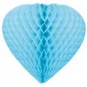 Suspension coeur 3D, ø 30 cm, turquoise
