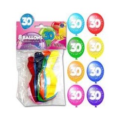 8 Luftballons "30 ans"