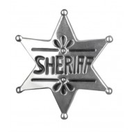 Distintivo di "Sceriffo", stella, argento