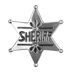 Insigne de "Sheriff", argent