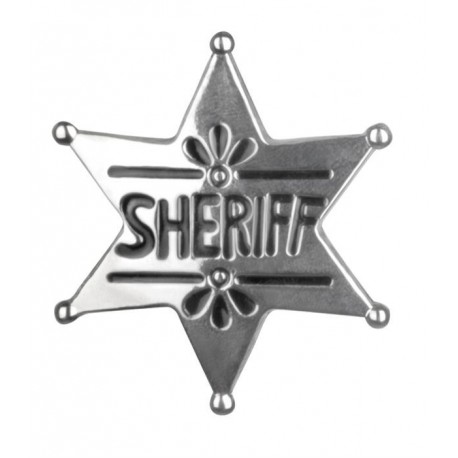 Insigne de "Sheriff", argent