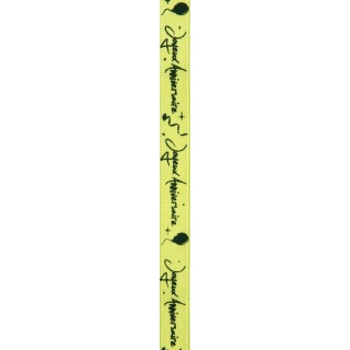 Nastro "Joyeux Anniversaire", kiwi, 10 mm x 5 metri