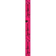  Geburtstag Band "Joyeux anniversaire", Fuchsie, 10 mm x 5 meter 