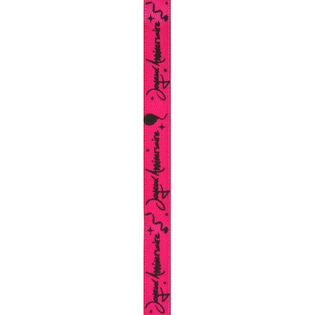 Ruban "Joyeux anniversaire", fuchsia, 10 mm x 5 mètres