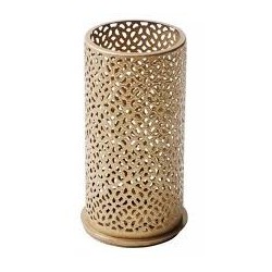1 Bougeoir en métal Bliss Gold, 14 x 7.5 cm