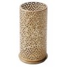 1 Bougeoir en métal Bliss Gold, 14 x 7.5 cm