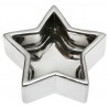 Piatto stella, 10 x 10 x 3,5 cm, argento