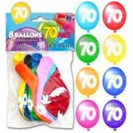 8 Luftballons "70 ans"