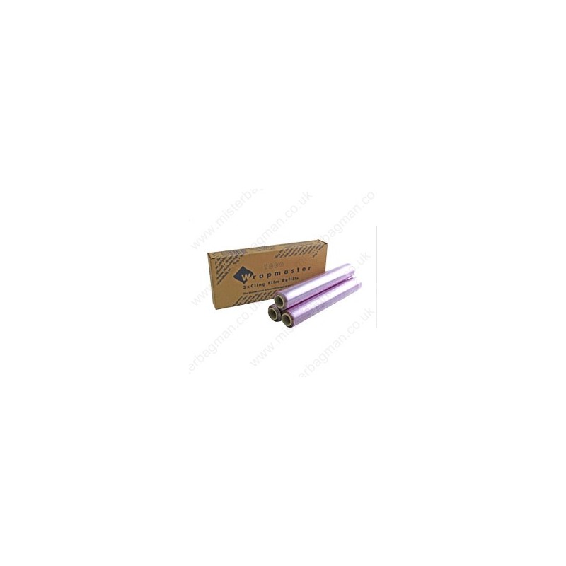 3 recharges pour mini appareil wrapmaster 30cmx100m