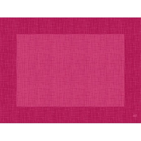 100 set di dunicel biologico Linnea fucsia da tavolo 30x40cm