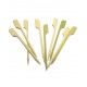 200 spatules japonaise en bambou 9cm