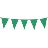 Ghirlanda triangolare in plastica, verde, 46 cm x 30 cm x 10 m