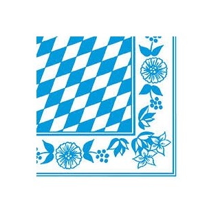 50 Serviettes 33x33 3 couches Oktobertfest