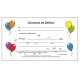 Cartes pour lacher de ballons. 100pces.