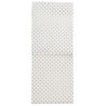 4 Besteckbeutel, metallische Goldpunkte 10x25cm