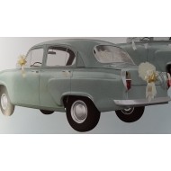 Kit voiture " Vive les mariés" Blanc