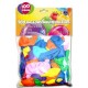 Sachet de 100 ballons couleurs assorties