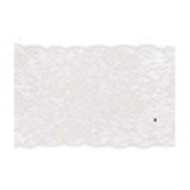 Chemin de table dentelle motif , 17cmx5m, blanc