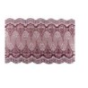 Runner in pizzo persiano bordeaux, 18 cm x 5 m