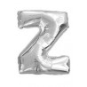 Palloncino d'argento lettera Z, 36 cm.
