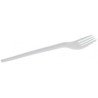 50 forchette bianche, biodegradabili, 16,8 cm
