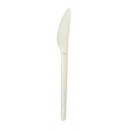 50 weiße Messer, biologisch abbaubar, 16,8 cm