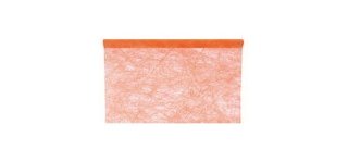 Chemin de table fanon, orange, 30 cm x 5 mètres